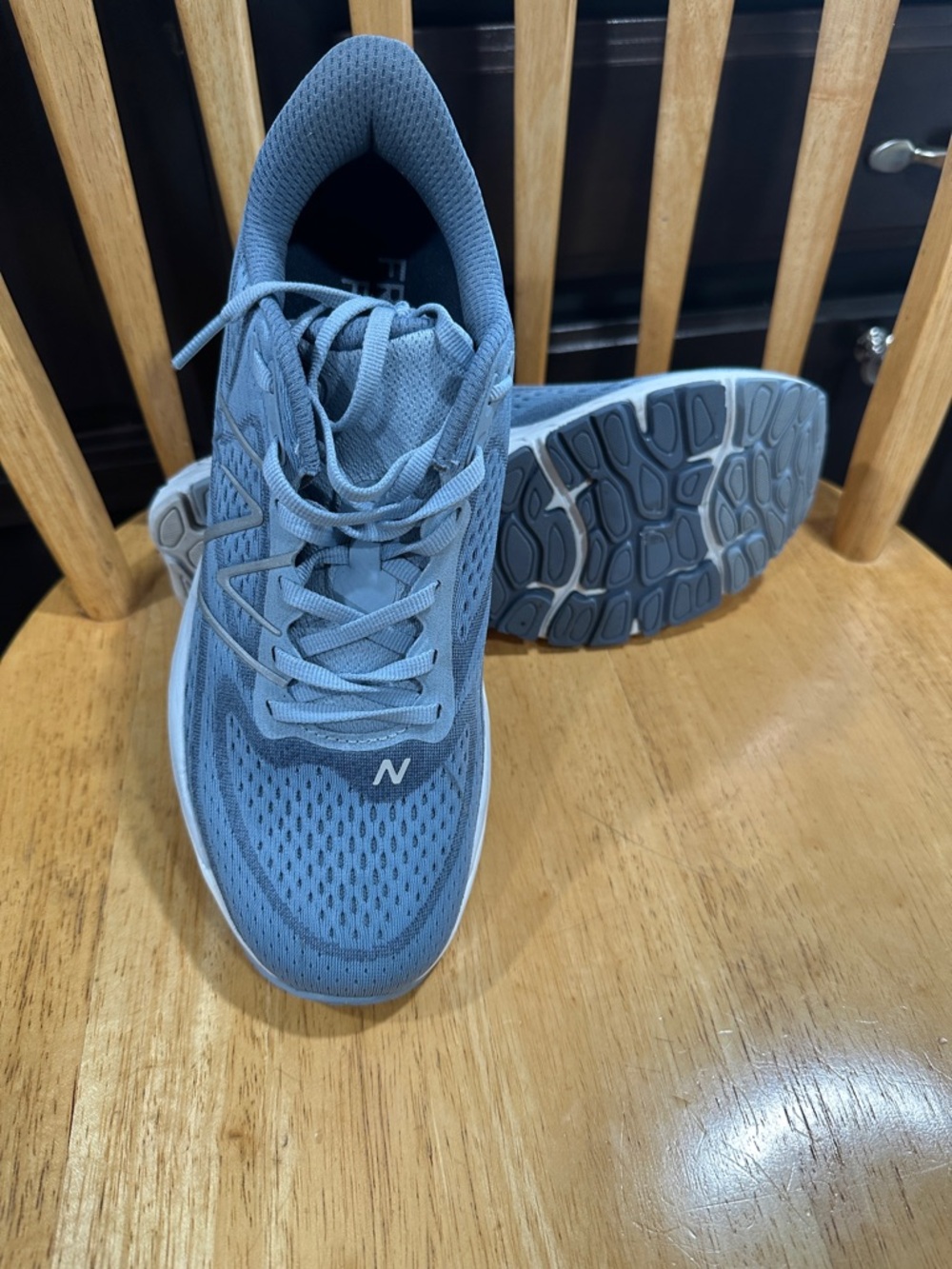 New Balance Men's Light Blue Breathable Running Sneakers